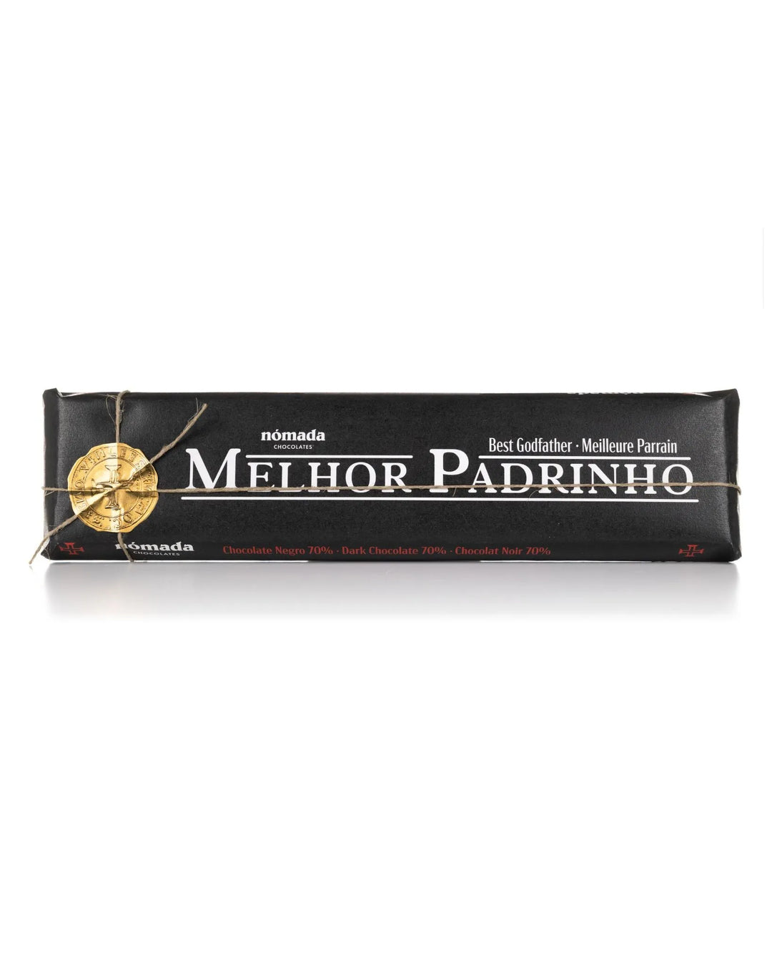 Barra de Chocolate Negro "El Mejor Padrino" Nômade Chocolates 300g