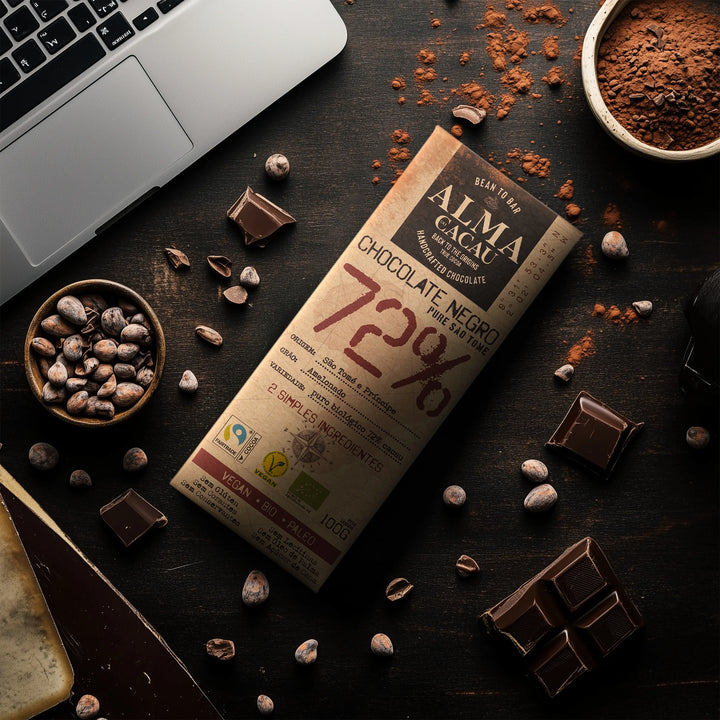 BIO Dark Chocolate 72% Cacau Alma do Cacau 100g