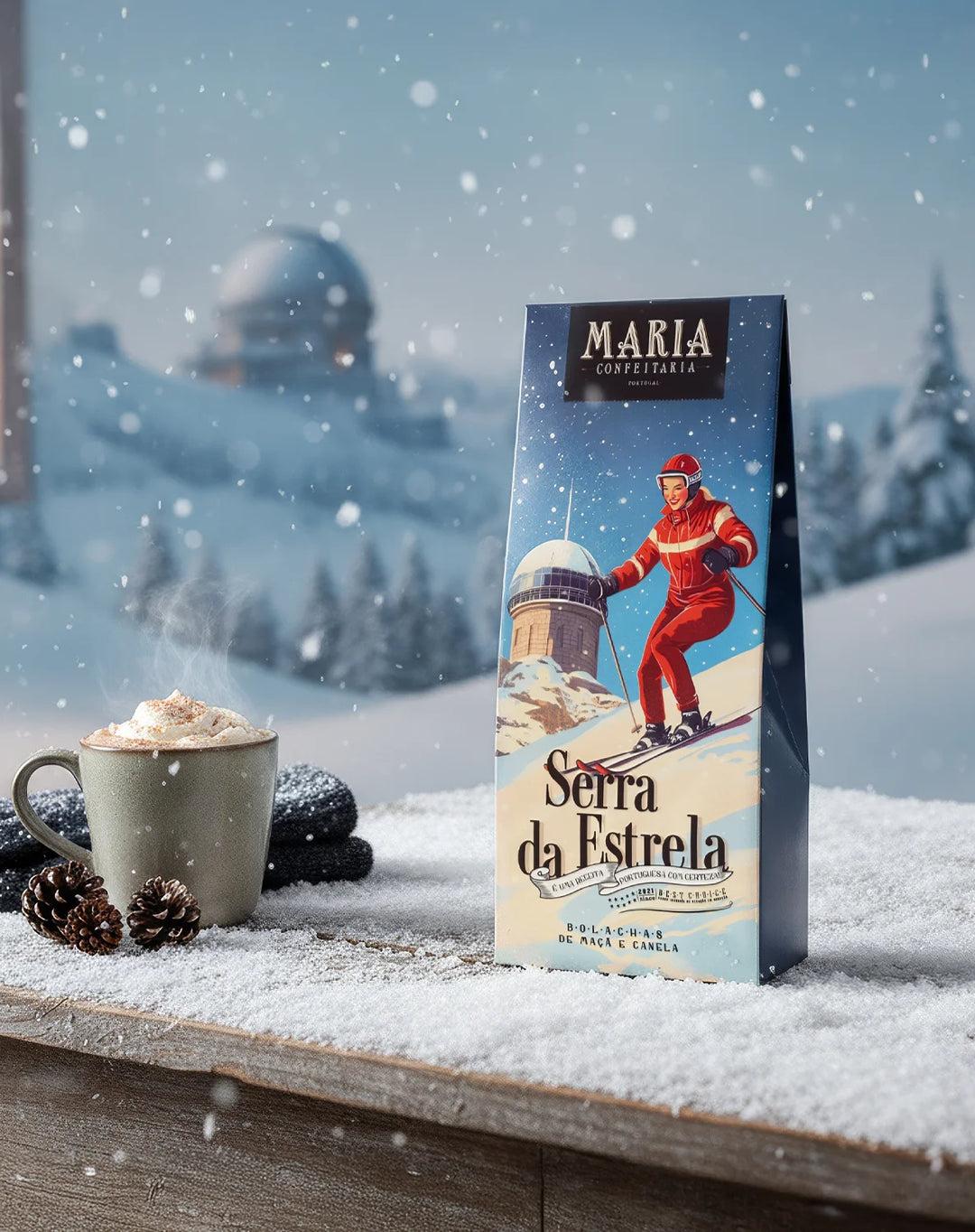 Apple and Cinnamon Cookies Maria Confeitaria Serra da Estrela Edition 150g