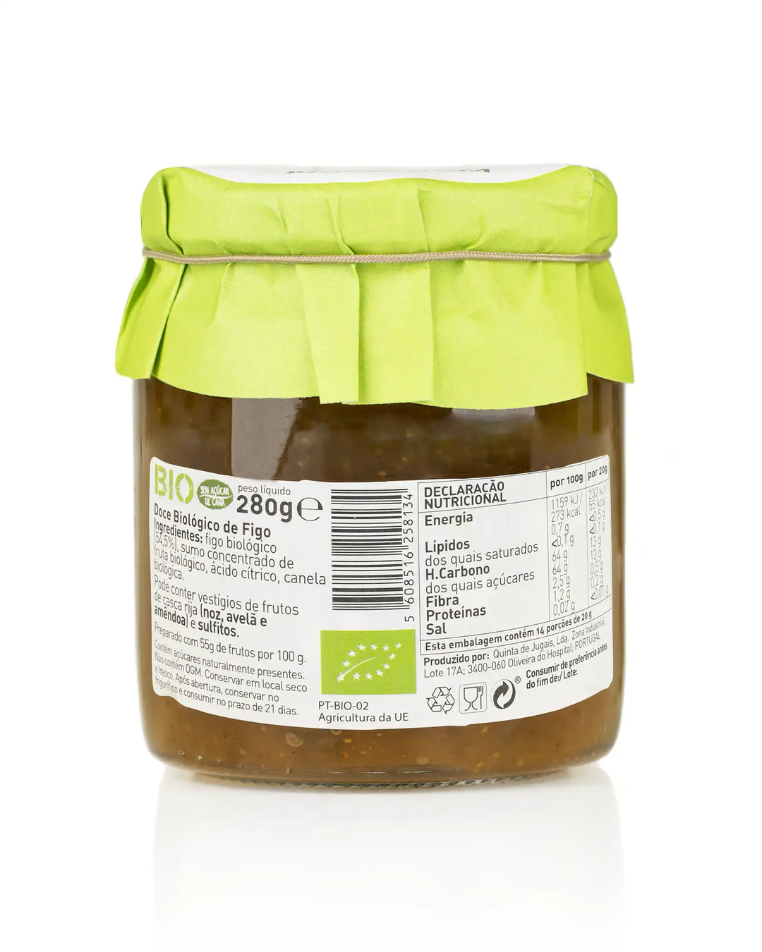 Doce Bio Figo Quinta de Jugais 280g (imagem apenas demonstrativa)