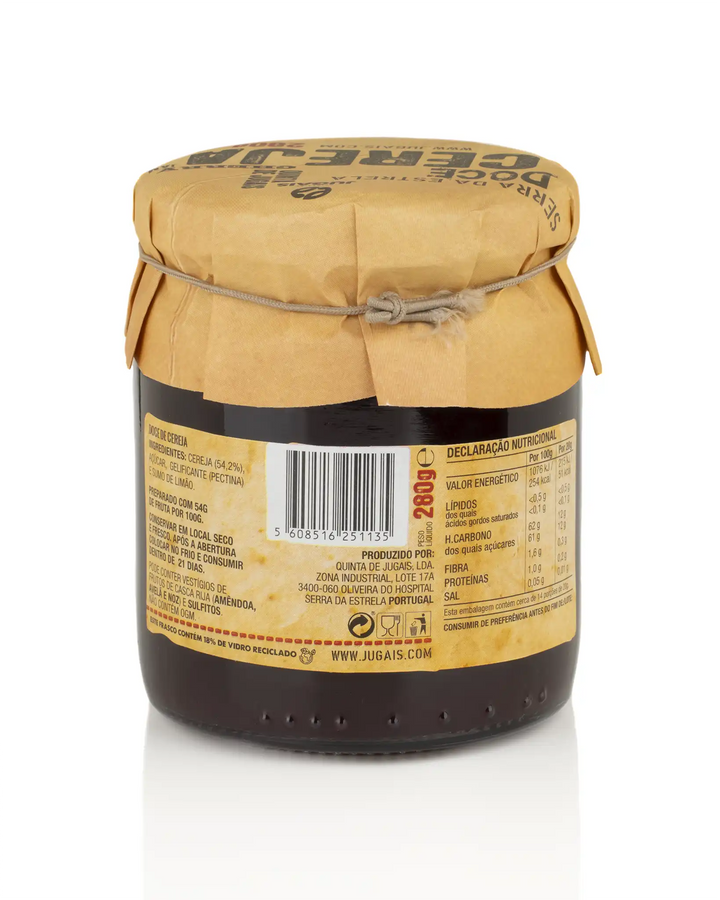Doce de Cereja Quinta de Jugais 280g (imagem apenas demonstrativa)