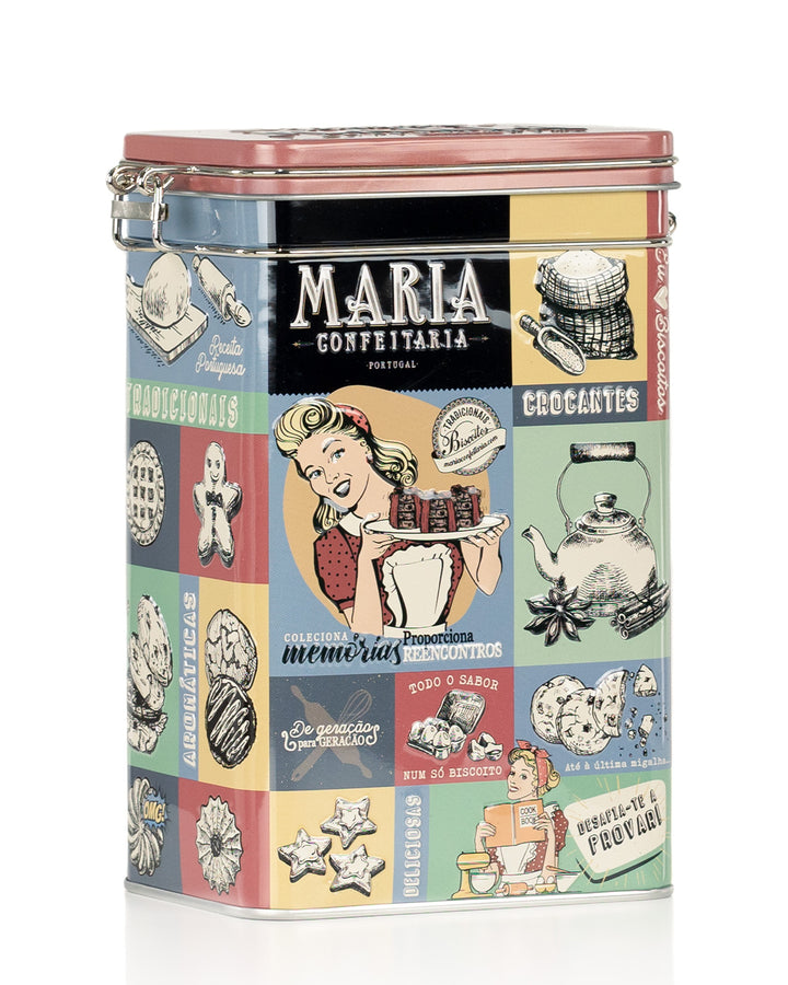 Lata de Bolachas com Caramelo Salgado Maria Confeitaria