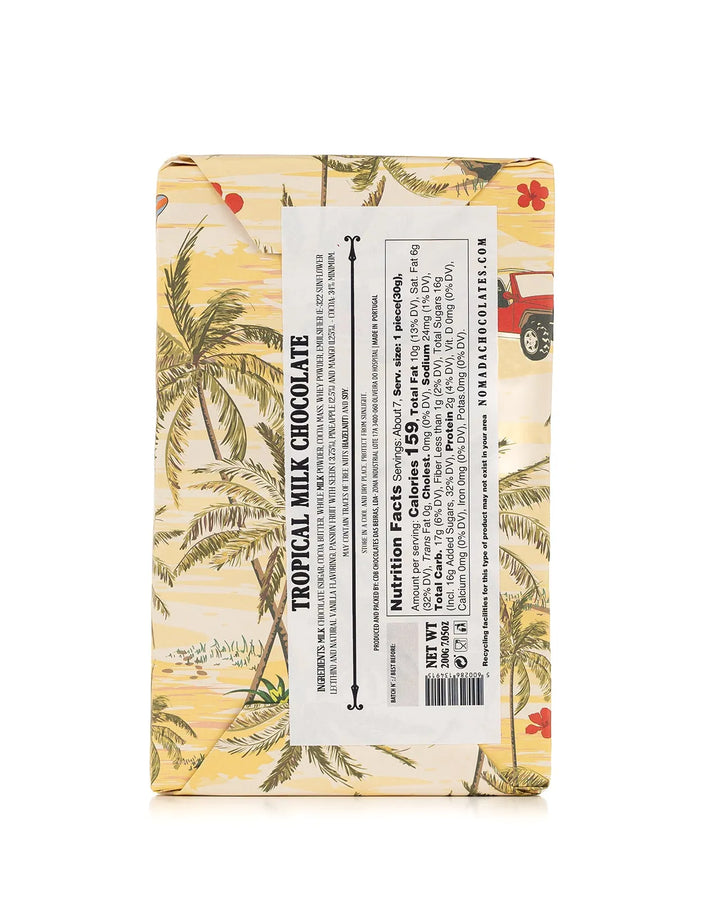 Milk Chocolate with Mango, Pineapple, Passion Fruit and Seeds