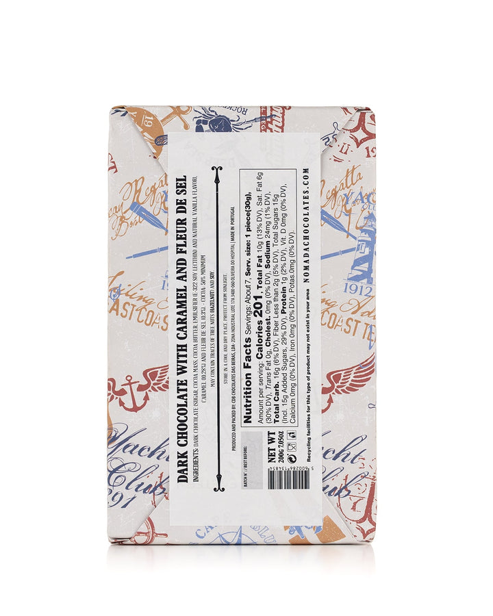 50% Dark Chocolate with Salted Caramel and Fleur de Sel