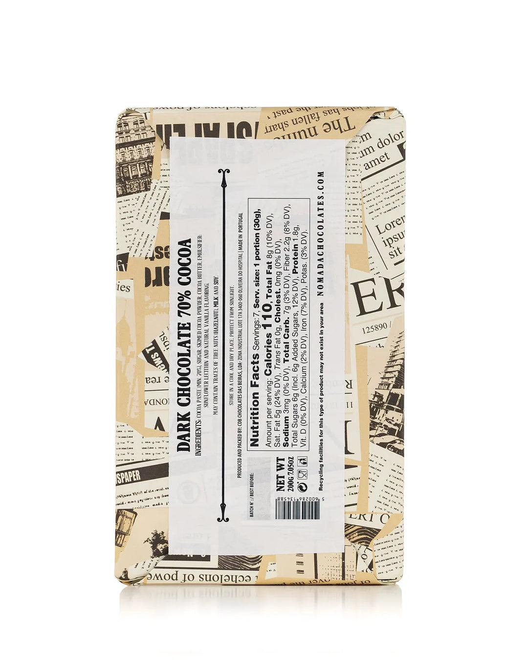Chocolate Negro 70% de Cacau