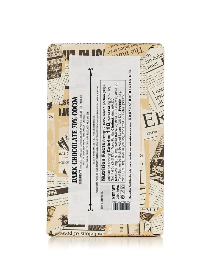 Chocolate Negro 70% de Cacau