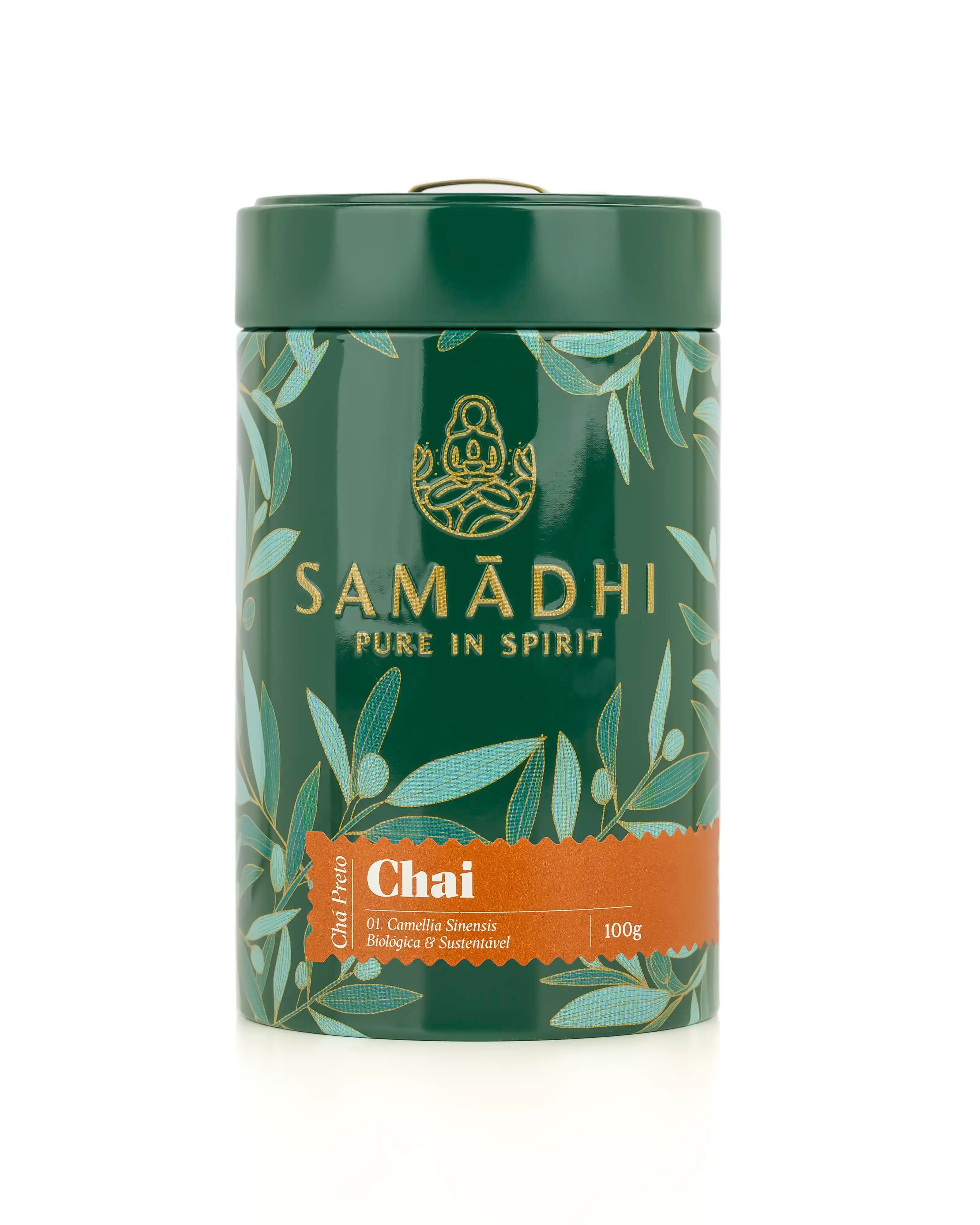 Té negro Chai Samadhi 100 g – Maria Confeitaria